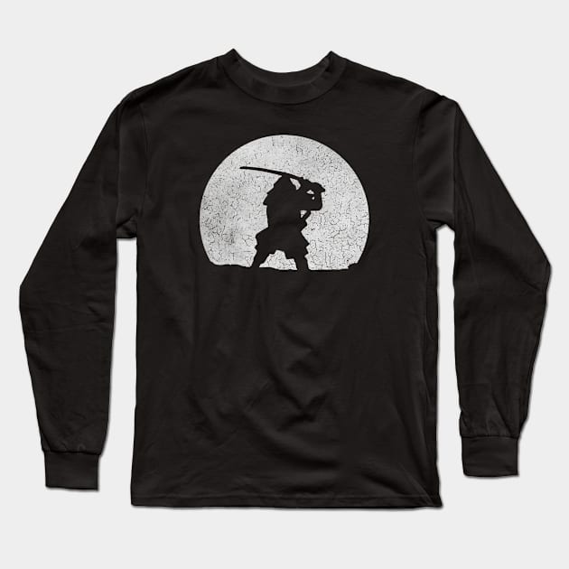 Age of Samurai - Battle for Japan - Moon Long Sleeve T-Shirt by Barn Shirt USA